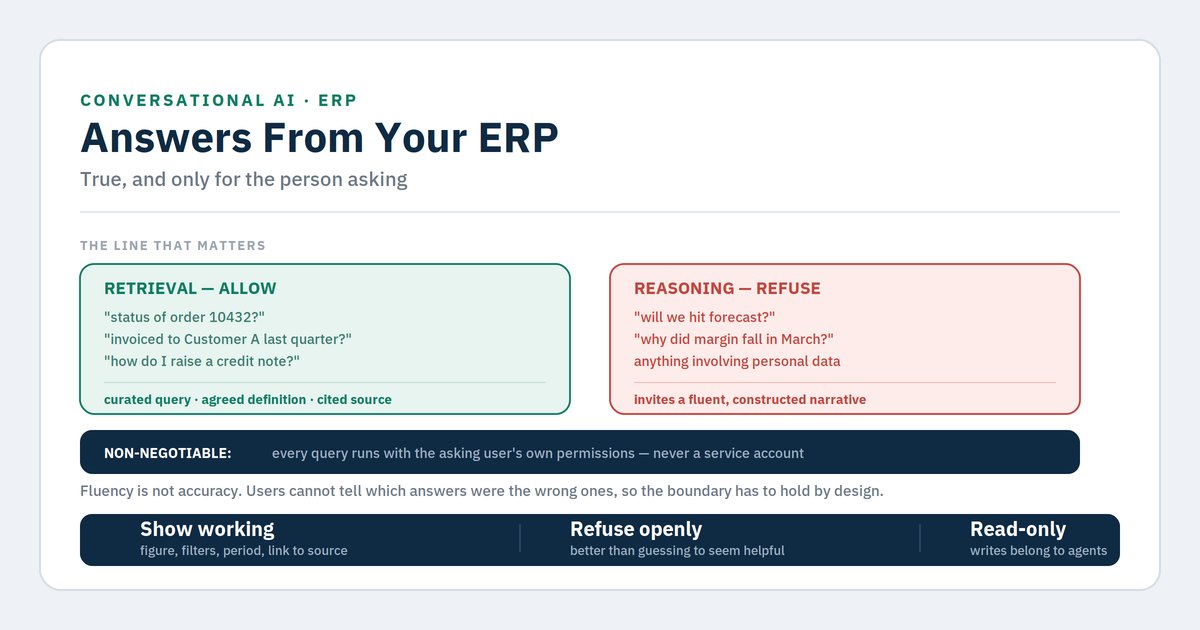 Chatbots internos con datos del ERP: IA conversacional
