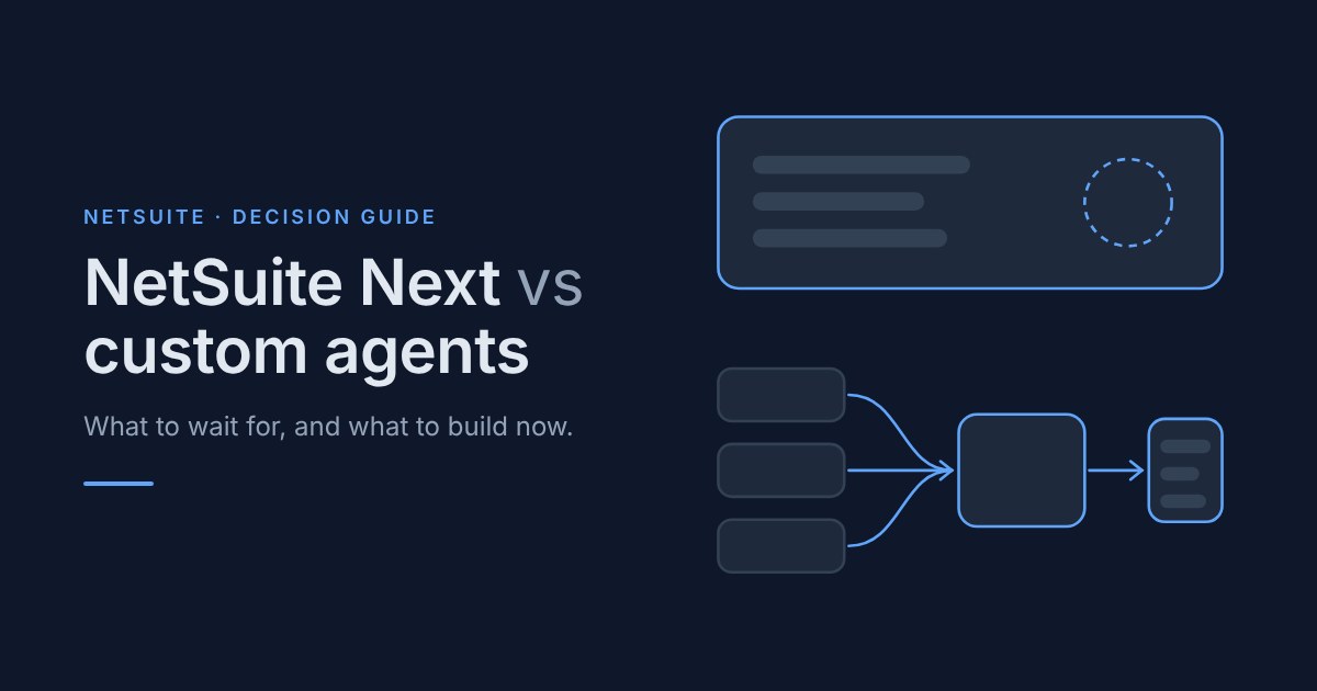 NetSuite Next o agentes de IA a medida