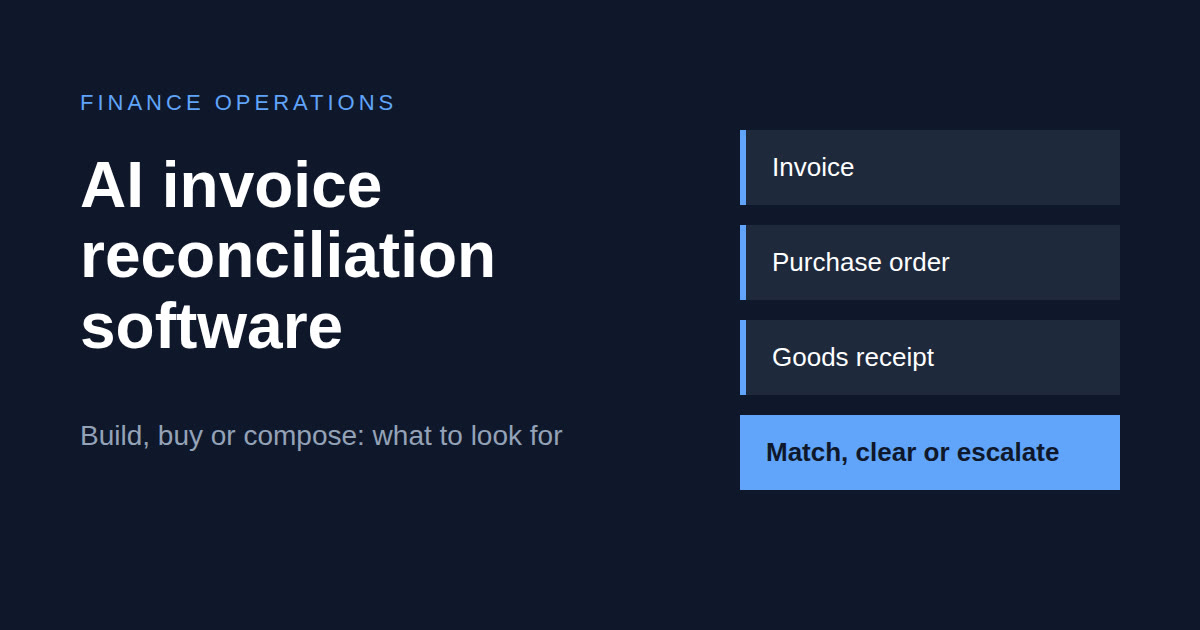 Software de conciliación de facturas con IA